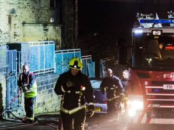 Firefighters were called to the flat shortly before midnight (photo: SYFR)