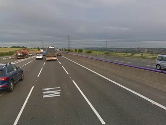 A lane of the northbound carriageway of the M1 has been closed. Google