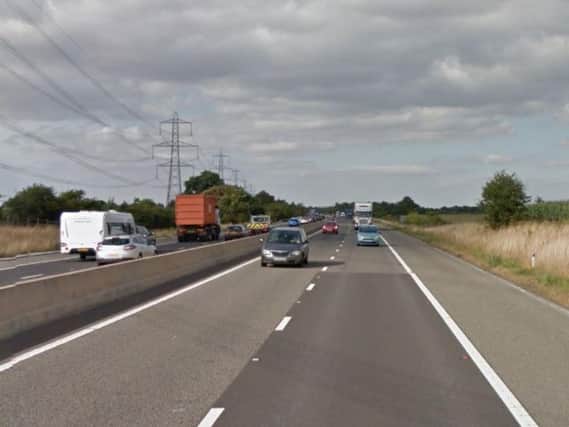 The M18 motorway near Doncaster (photo: Google)