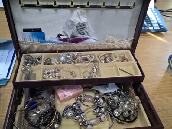 The box is thought to have been stolen from the local area.