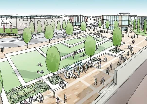 Public squares, public art, housing and shops all feature in plans to transform the area around Doncaster Station.
