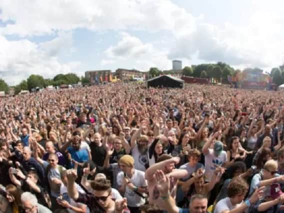 Music fans at last year's festival.