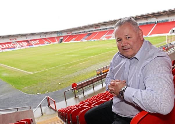 Dons chief executive Carl Hall. Picture: Marie Caley