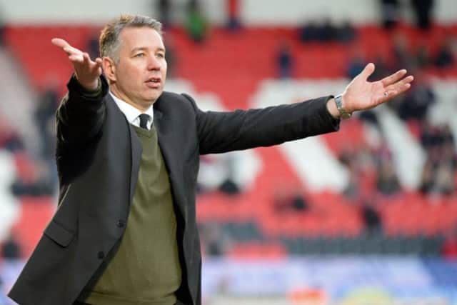 Doncaster Rovers v Fleetwood Town. Rovers manager Darren Ferguson, pictured. Picture: Marie Caley NDFP Rovers v Fleetwood MC 17
