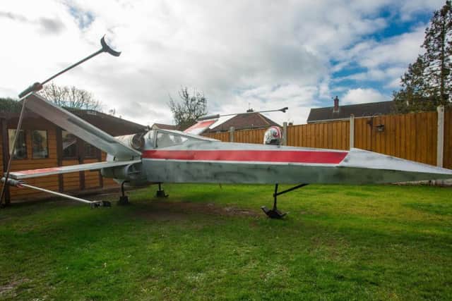The X-WING is 21 foot long. SWNS