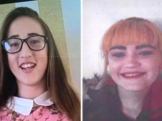 Cordelia McCarthy (13) and Erin McCarthy (16).
