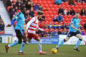 Alex Kiwomya made his first start for Rovers against Fleetwood.