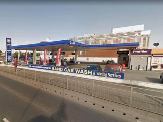 A man has been charged with an armed robbery at a petrol station in Doncaster