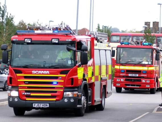 A youth club was set alight in an arson attack