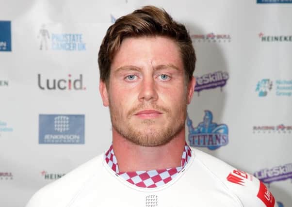 Doncaster Knights prop Ian Williams, who died last Tuesday.