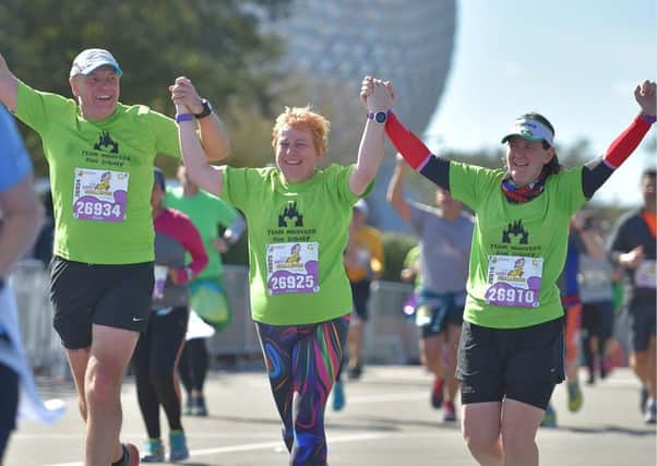 A husband and wife, Maria and Sean Rodgers, and one of their running pals Liz Yates, from Doncaster have run four different Disney themed races in four successive days, totalling 48.6 miles.