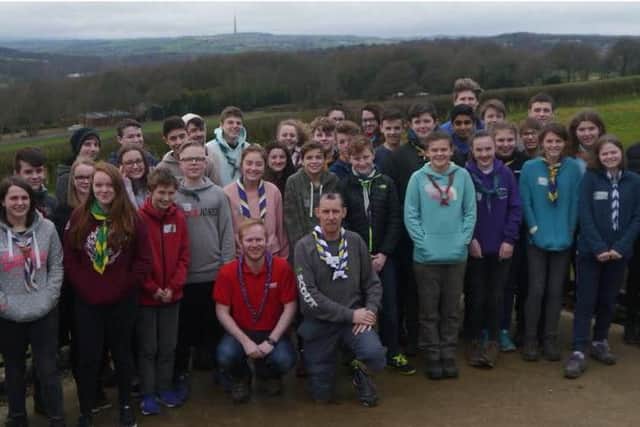 Some of the  Scouts who will be going to the 24th World Scout Jamboree