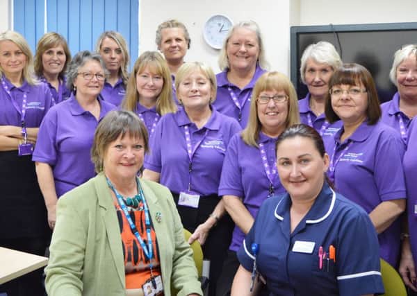 Local Trust introduces special volunteers to comfort patients at the end of life at Doncaster Royal Infirmary called Butterfly Volunteers