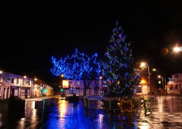 Christmas Lights in Crowle Market Place. Picture: Pete Howden