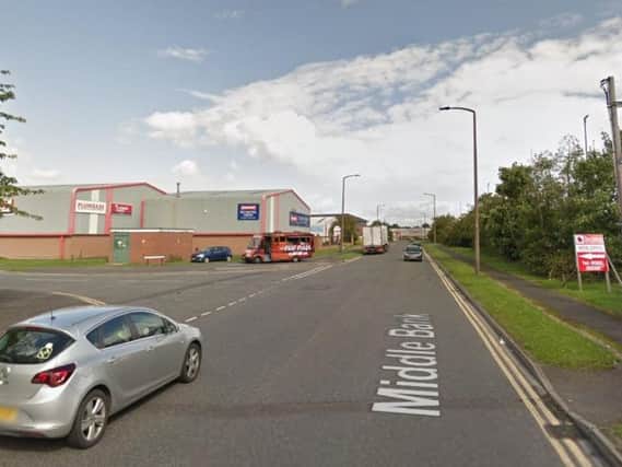 A motorcyclist died in a collision with a parked lorry