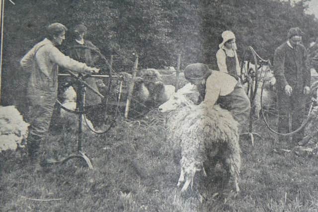 Women Agricultural Workers at Mrs Peakes training school, Bawtry