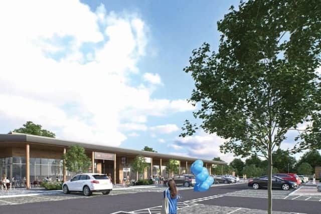An artist's impression of how the Herten Triangle will look