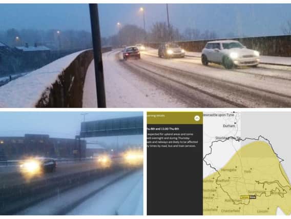 Snow has caused further chaos on the roads this morning as Leeds was covered in a blanket of white stuff.