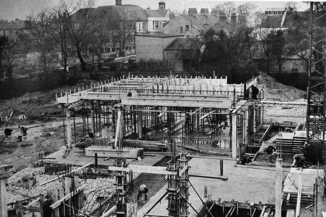 Doncaster Museum under construction in the early 1960s.
