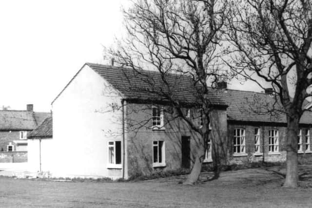 Fishlake School in the 1970s. Photo by Fishlake historian Rob Dowling.