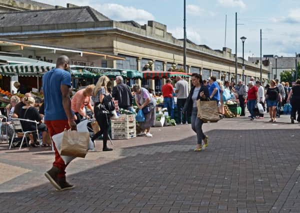 Market Place, Doncaster. Picture: Marie Caley NDFP Doncaster MC 3