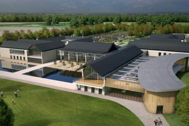 The planned hotel and sports complex at Bawtry Golf Club