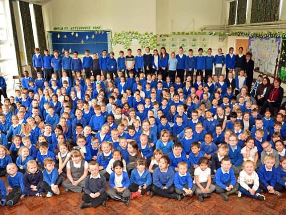 Park Primary School pupils  as part of our School of the Week