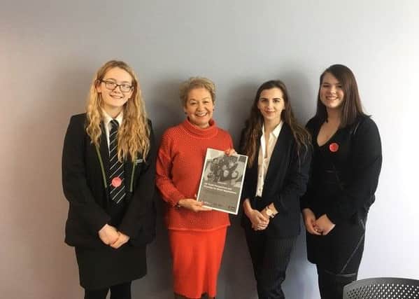 Members of Youth Parliament have met with MP Rosie Winterton to tell her about their new campaigns. Alannah White, Jade Taylor MYP and Aimee Crossland MYP with MP Dame Rosie Winterton.