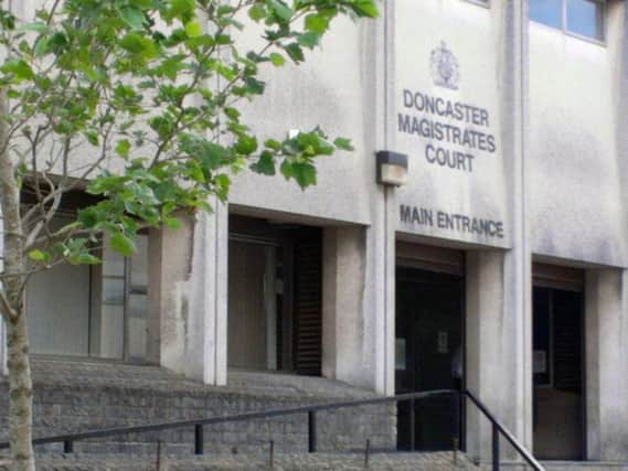Benton spoke to confirm his name, address and nationality during the brief hearing at Doncaster Magistrates' Court this afternoon.