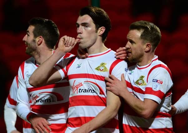 John Marquis sends a message to his newborn daughter after scoring against Bradford