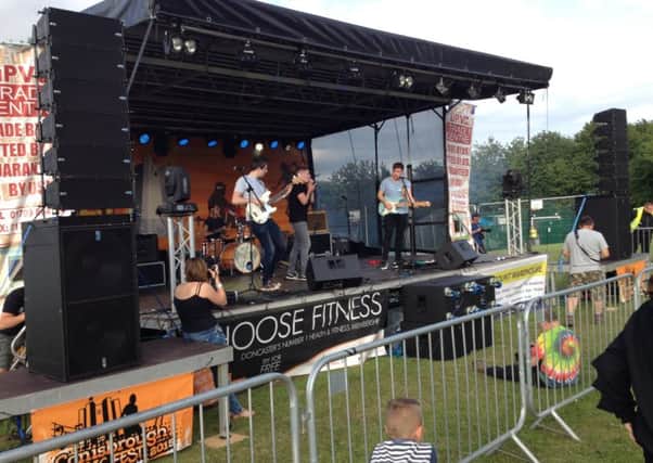 Ramble Gamble at Conisbrough Music Festival.