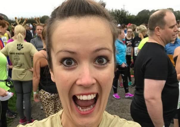 Justine Bowker, 29, is running the  Virgin Money London Marathon