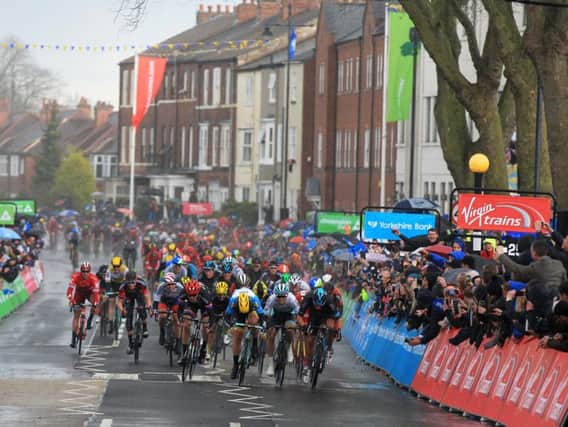The Tour de Yorkshire in Doncaster in 2016