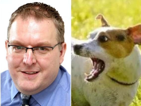 Darren Burke says dogs should be kept under control on playing fields.