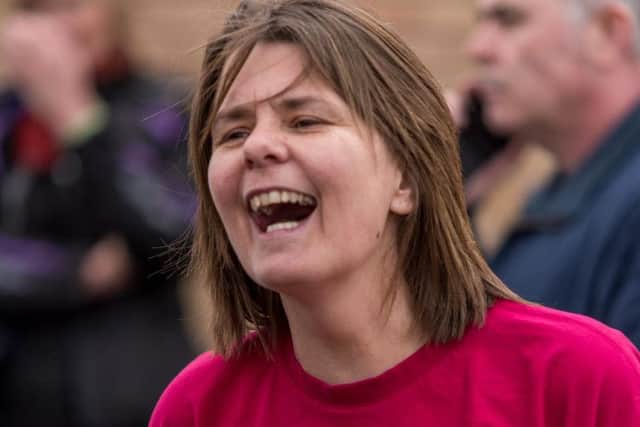 Sarah Maye at a fundraised for the Eve Merton Dreams Trust