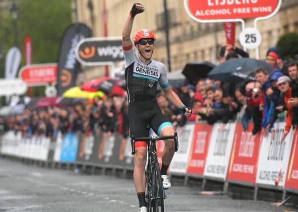 Connor Swift (22), of Moorends, poised to comete in the Tour De Yorkshire