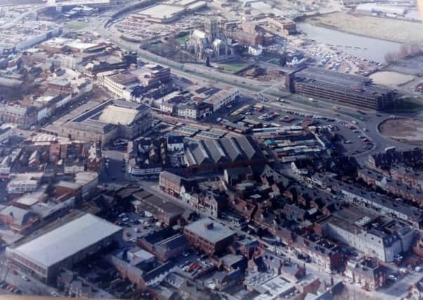 Doncaster town centre in 1995