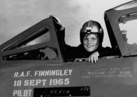 Former Conisbrough schoolboy, Kevin Pratt, at Finningley airbase