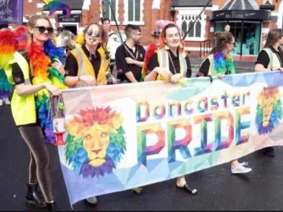 A previous Doncaster Pride parade.