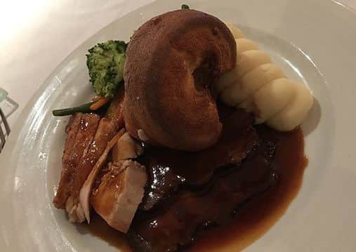 Jai Brook, aged 19, a student at Doncaster college, will return to Troyes in France to cook at a restaurant there in the coming months after he caught the attention of a head chef. Jai cooked a Sunday dinner to impress, which is pictured.