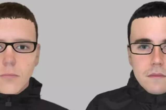 The e-fit of the suspect.