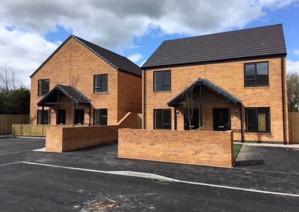 The new affordable homes in Belton