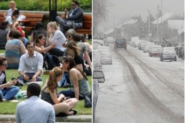 After the heatwave, some parts of the UK are predicted to get snow next week.