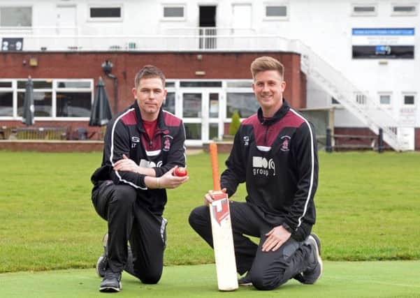 Doncaster Town Cricket Club first team captain Luke Townsend (left) and director of cricket James Ward (right) are in confident mood ahead of the new season, which starts this weekend.