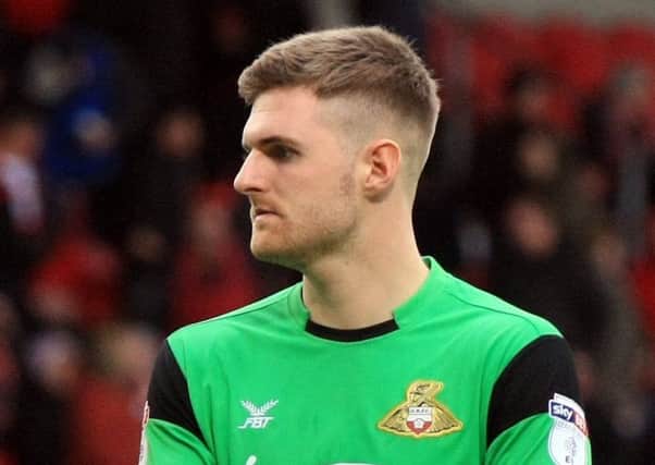 Ian Lawlor was back in goal for Rovers at Oldham