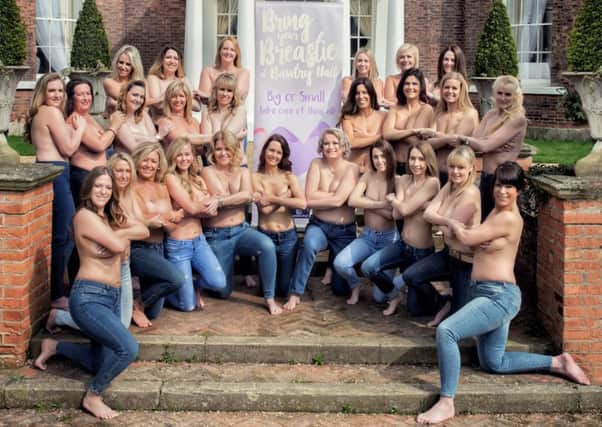 DONCASTER LADIES POSE SEMI NAKED AND RAISE THOUSANDS FOR BREAST CANCER RESEARCH