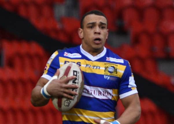 Aaron Jones-Bishop scored the Dons' only try in their defeat to Bradford