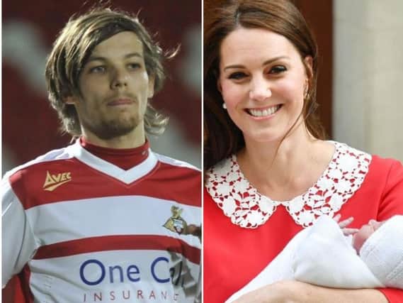 Doncaster pop star Louis Tomlinson welcomed the news of Prince Louis Arthur Charles name.