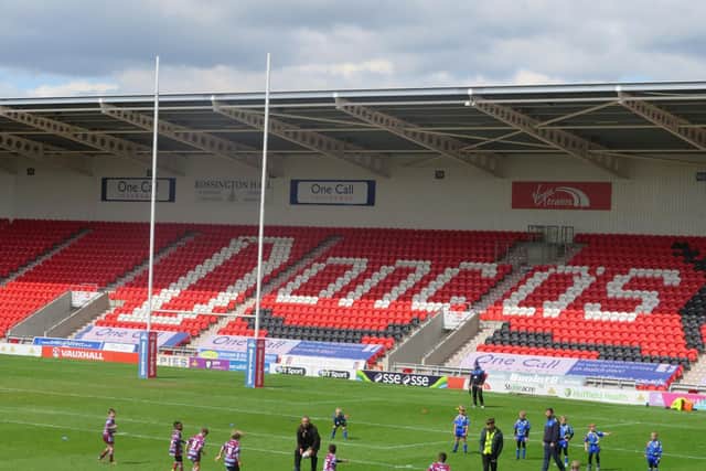 Junior players promoting Doncaster's rugby league world cup bid