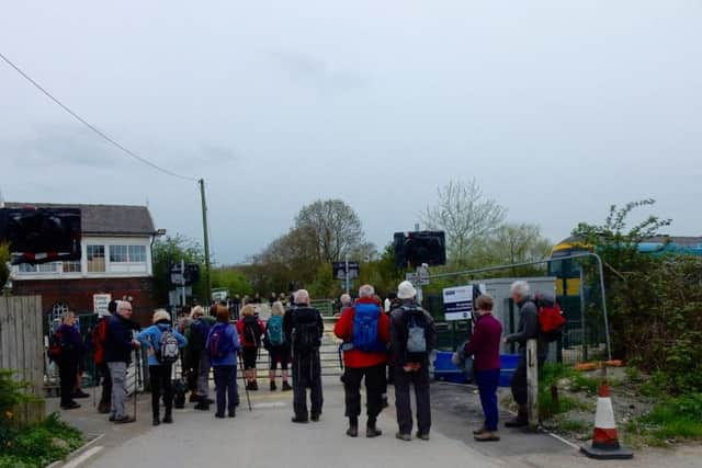 At the level crossing in Welton